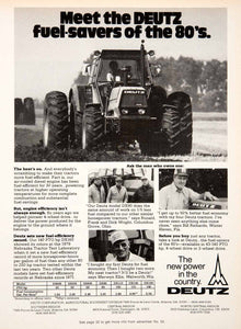 1980 Ad Deutz Agricultural Equipment Merwyn Ellis Dick Wright Bill Richards SF3