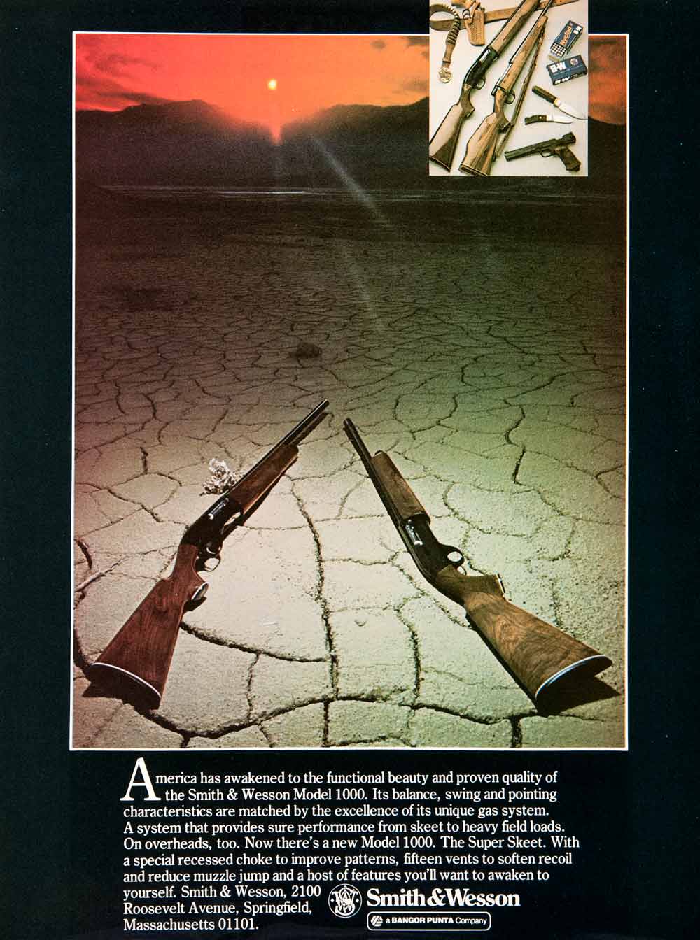 1979 Ad Smith Wesson Firearms Rifle Shotgun Hunting Shooting Muzzle Balance SF3