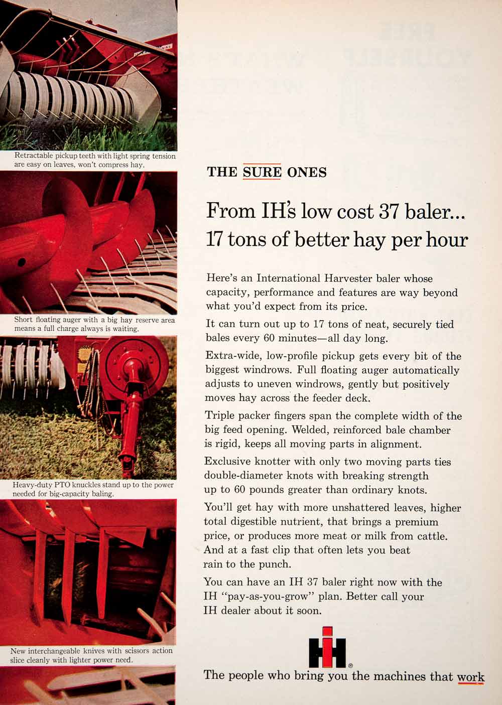 1965 Ad International Harvester Farming Machinery Equipment Agriculture SF3