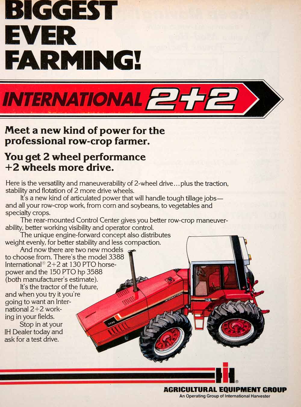 1979 Ad International Harvester Farming Equipment Machinery Agriculture SF3