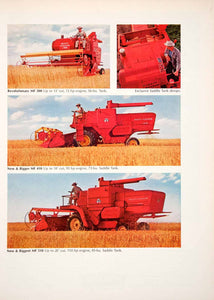 1964 Ad Massey Ferguson Tractors Combines Farming Equipment Machine SF3