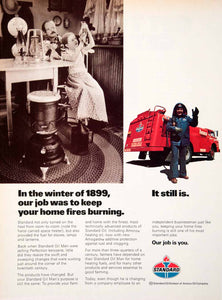 1976 Ad Standard Oil Amoco Kerosene Advertisement Amogard Burner Lamp SF4