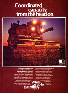 1976 Ad White Farm Equipment Oak Brook Illinois Motor Combine Harvest Bos SF4