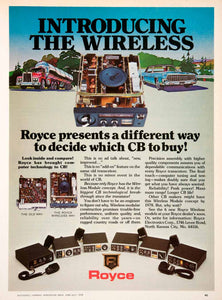 1976 Ad Royce Electronics Kansas City Missouri Wireless Technology SF4