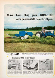 1964 Ad Ford Motor Tractor 6000 Husky Agriculture Farming Farmer Field Crop SF4