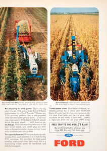1964 Ad Ford Motor Tractor 6000 Husky Agriculture Farming Farmer Field Crop SF4