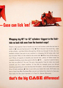 1967 Ad Case 660 Racine Wisconsin Crop Harvest Agriculture Combine SF4