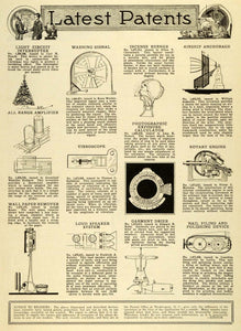 1928 Article Scientific Invention Patents Airship Anchor Clothes Dryer SI1