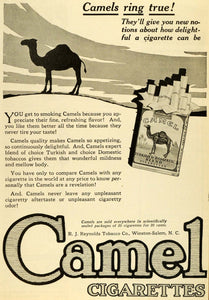 1920 Ad Camel Cigarettes Smoking Winston-Salem R J Reynolds Tobacco Desert SI1