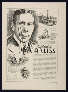 1933 George Arliss Lew Ayres Actor Film Star Print - ORIGINAL