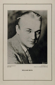 1927 Silent Film Star William Boyd Cecil B. De Mille - ORIGINAL