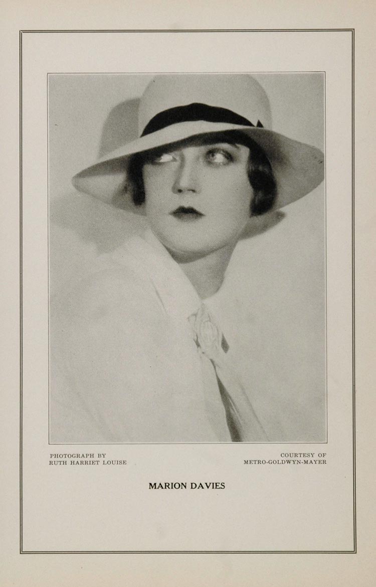 1927 Silent Film Movie Star Marion Davies MGM Print - ORIGINAL
