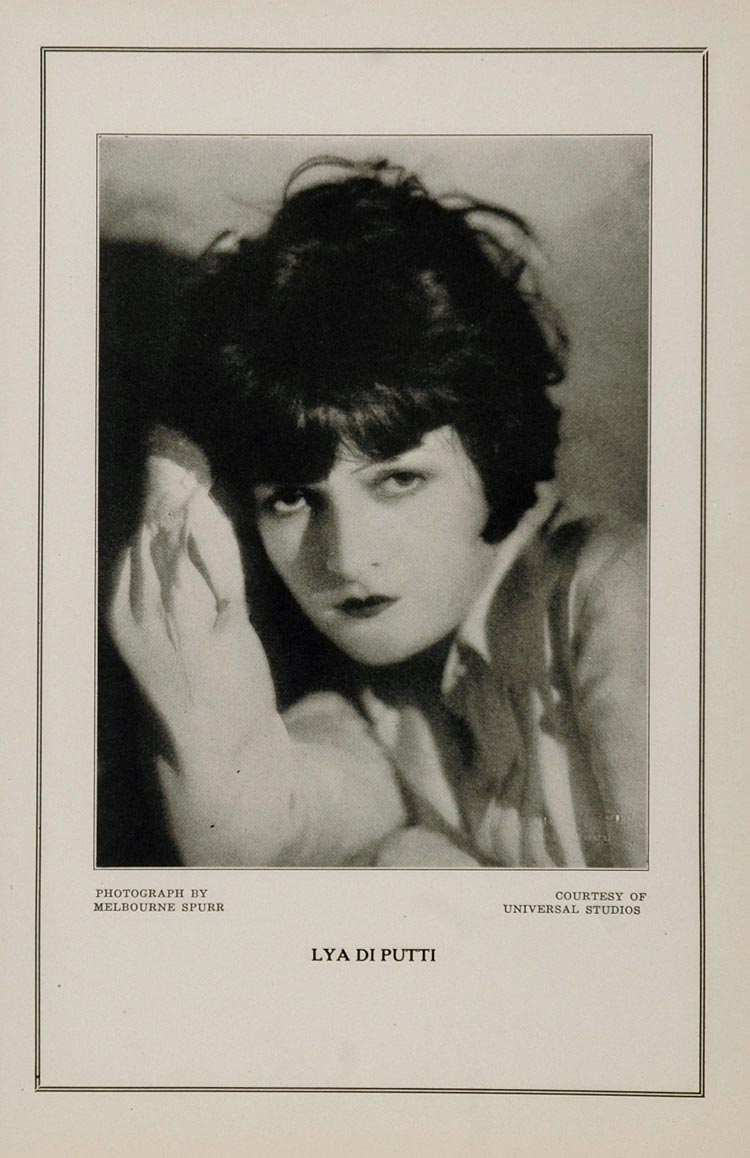 1927 Silent Film Star Lya Di Putti Universal Print - ORIGINAL