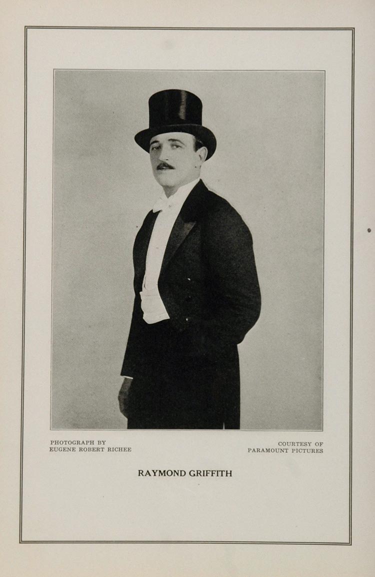 1927 Silent Film Star Raymond Griffith Paramount Print - ORIGINAL