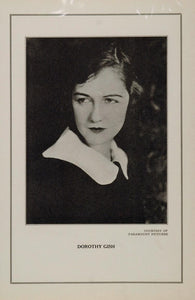 1927 Silent Film Star Dorothy Gish Paramount Print - ORIGINAL
