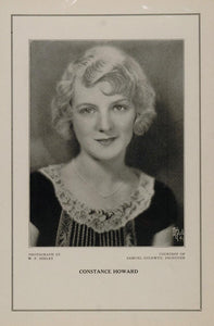 1927 Silent Film Star Constance Howard Samuel Goldwyn - ORIGINAL