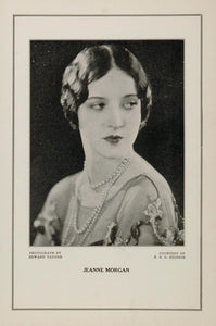 1927 Silent Film Star Jeanne Morgan F. B. O. Studios - ORIGINAL