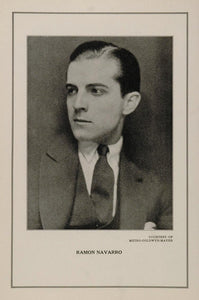 1927 Silent Film Movie Star Ramon Navarro MGM Print - ORIGINAL