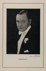 1927 Silent Film Movie Star Charles Ray MGM Print - ORIGINAL