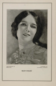 1927 Silent Film Star Mary Philbin Universal Print - ORIGINAL