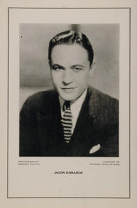 1927 Silent Film Star Jason Robards Warner Bros. Print Lightnin' Stage Actor