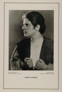 1927 Silent Film Movie Star Joseph Stricker MGM Print - ORIGINAL