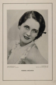 1927 Silent Film Movie Star Norma Shearer MGM Print - ORIGINAL