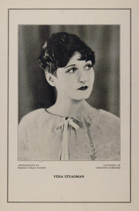 1927 Silent Film Star Vera Steadman Christie Comedies - ORIGINAL