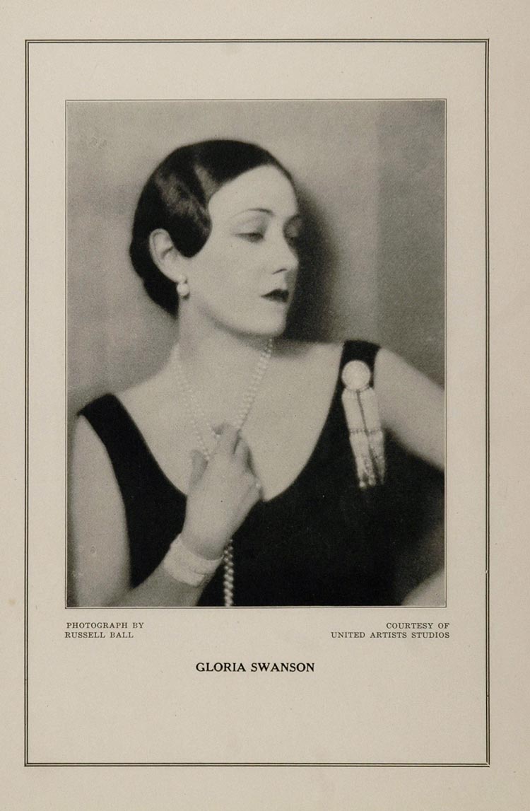 1927 Silent Film Star Gloria Swanson United Artists - ORIGINAL