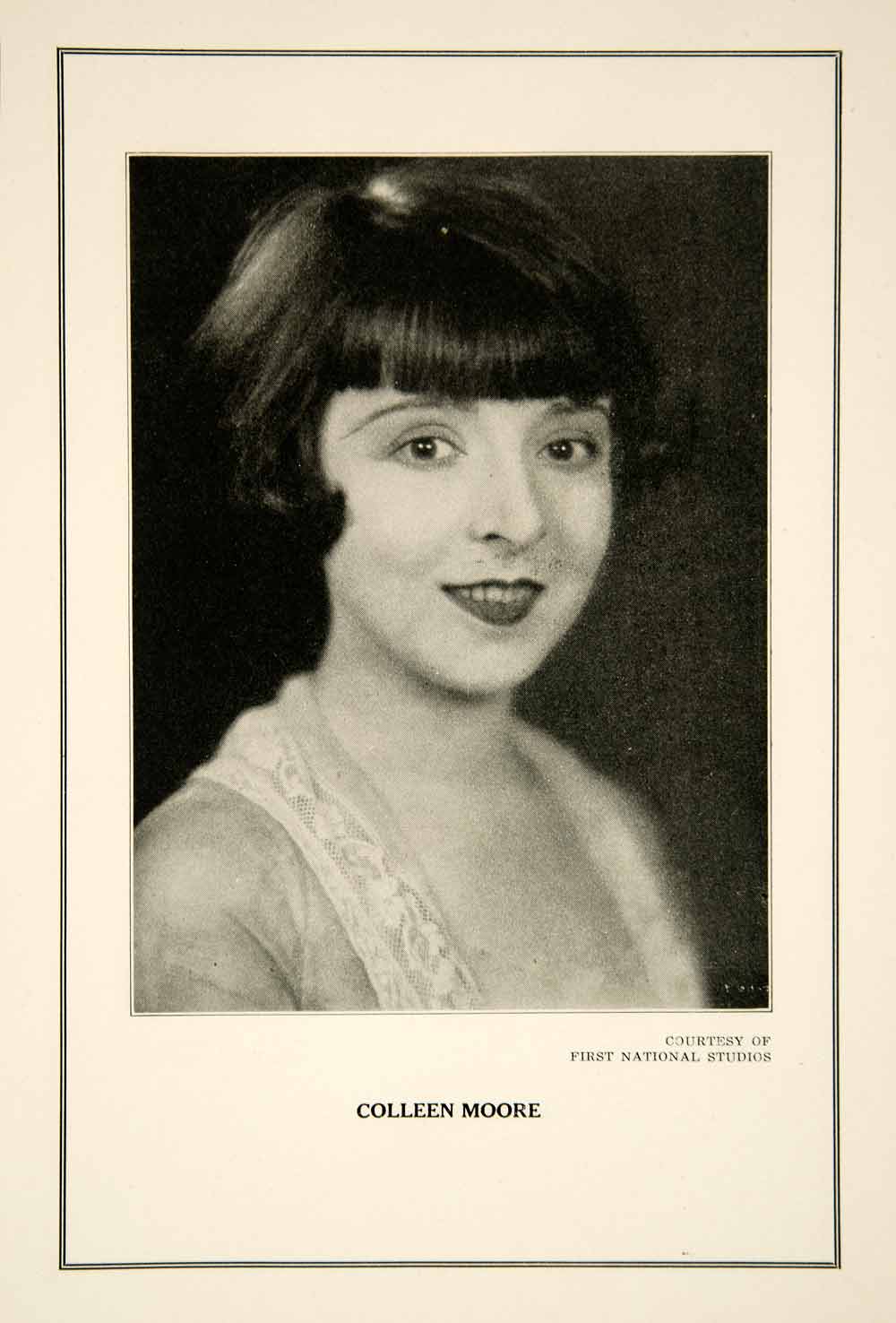 1927 Print Colleen Moore Actress Silent Film Era Flapper Star Hollywoo ...
