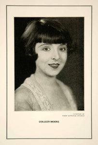 1927 Print Colleen Moore Actress Silent Film Era Flapper Star Hollywood Portrait