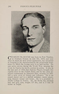 1925 Charles De Roche Herbert Rawlinson Silent Film - ORIGINAL HISTORIC IMAGE