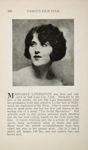 1925 Margaret Livingston Dorothy MacKaill Silent Film ORIGINAL HISTORIC IMAGE
