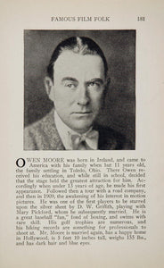 1925 Owen Moore Tully Marshall Silent Film Movie Actor ORIGINAL HISTORIC IMAGE