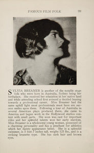 1925 Sylvia Breamer Australian Ben Lyon Silent Film - ORIGINAL HISTORIC IMAGE