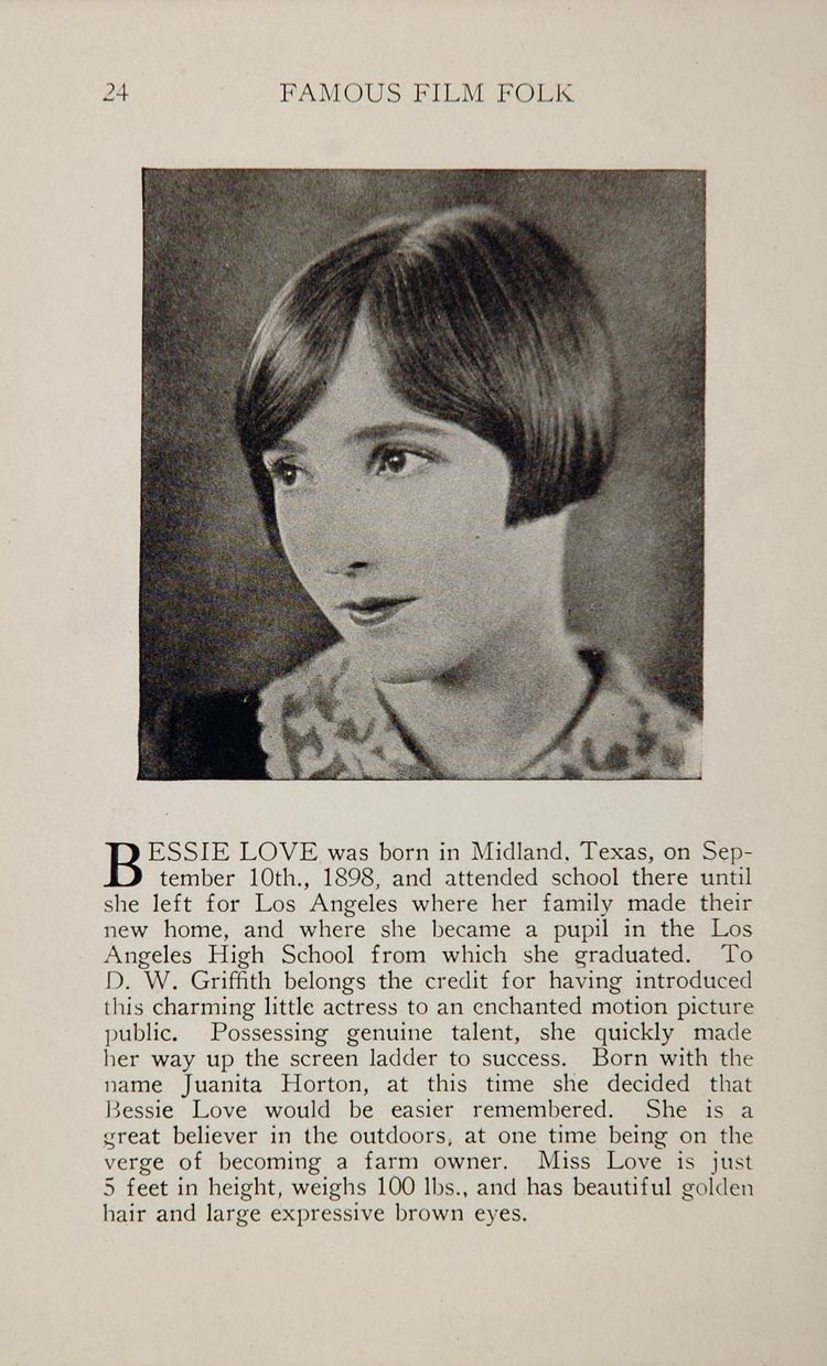 1925 Bessie Love Conrad Nigel Silent Film Movie Actor ORIGINAL HISTORIC IMAGE