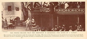 1927 Print Film Scene Birth of a Nation Lincoln Theatre - ORIGINAL
