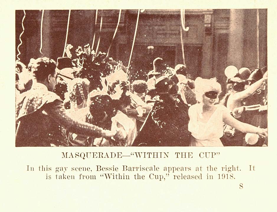 1927 Print Silent Film Scene Masquerade Within the Cup - ORIGINAL