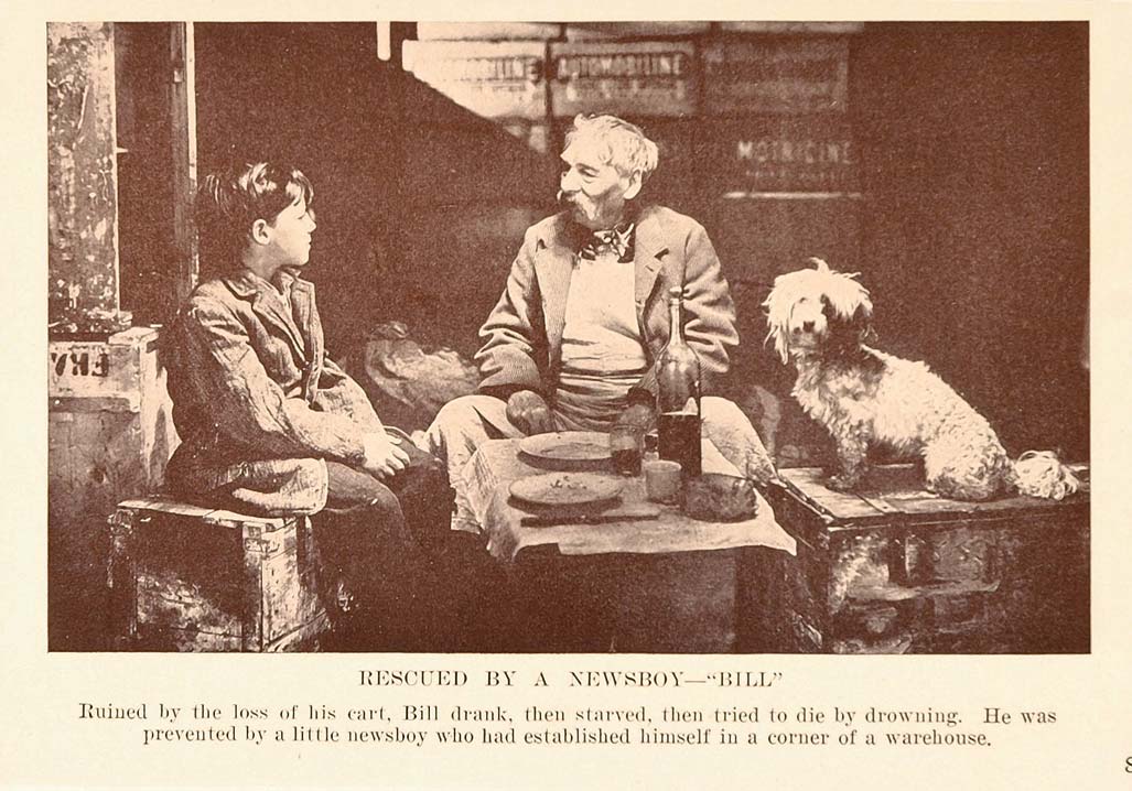1927 Print Silent Film Scene Bill Crainquebille Feraudy - ORIGINAL