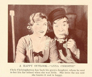 1927 Print Silent Film Sarah Blanche Sweet Scene Anna Christie Drama Movie