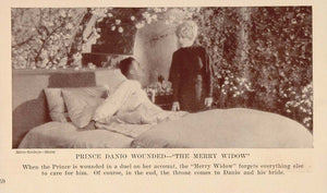 1927 Print Silent Film Scene Merry Widow John Gilbert - ORIGINAL