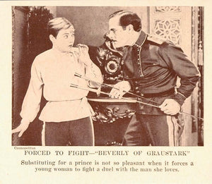 1927 Print Film Scene Beverly Graustark Marion Davies - ORIGINAL