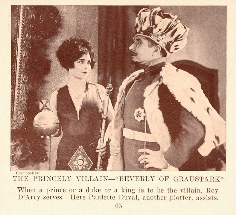 1927 Print Film Scene Beverly Graustark Roy D'Arcy - ORIGINAL