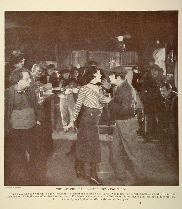 1927 Print Film Scene The Humming Bird Gloria Swanson - ORIGINAL