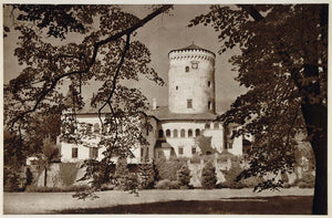 1953 Budatin Castle Slovakia Photogravure Karol Plicka - ORIGINAL SL1