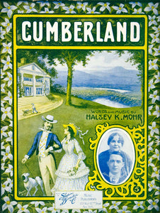 1915 Sheet Music Cumberland Halsey Mohr John May Burke Southern Belle SM3