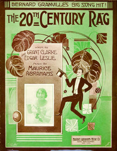1914 Sheet Music Bernard Granville 20th Century Rag Grant Clarke Edgar SM3
