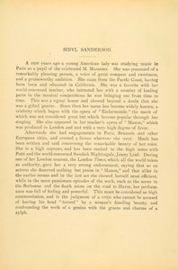 1894 Print Sybil Sanderson Portrait Opera Soprano - ORIGINAL HISTORIC IMAGE SND1