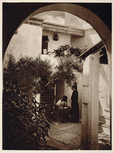 1925 Courtyard Casa Patio Carmona Seville Sevilla Spain - ORIGINAL SP1