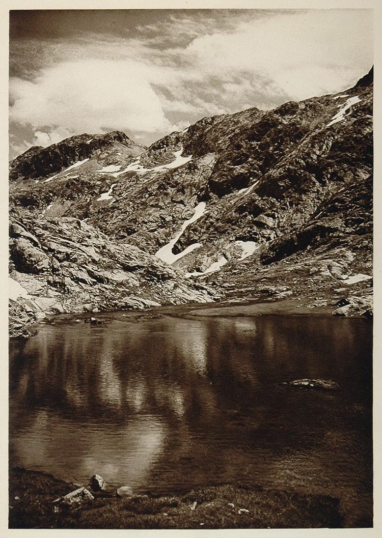 1925 Lago Brachimana Pyrenees Pirineos Panticosa Spain - ORIGINAL SP1